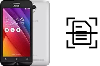 Come scannerizzare su un Asus Zenfone Go T500