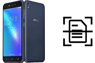 Come scannerizzare su un Asus Zenfone Live ZB501KL