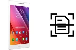 Come scannerizzare su un Asus Zenpad 7.0 Z370CG