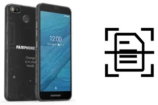 Come scannerizzare su un Fairphone 3