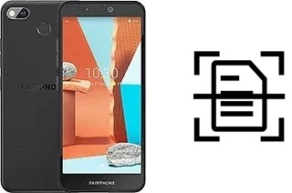 Come scannerizzare su un Fairphone 3+