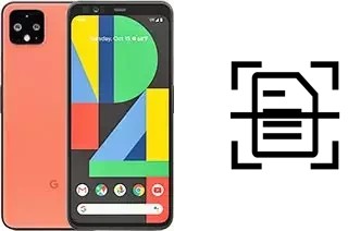 Come scannerizzare su un Google Pixel 4