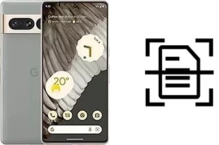 Come scannerizzare su un Google Pixel 7 Pro