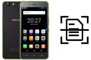 Come scannerizzare su un HiSense C30 Lite