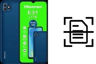 Come scannerizzare su un HiSense E31 LITE