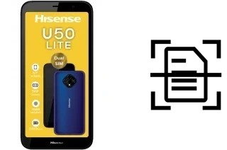 Come scannerizzare su un HiSense U50 Lite