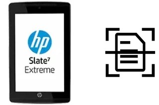 Come scannerizzare su un HP Slate7 Extreme