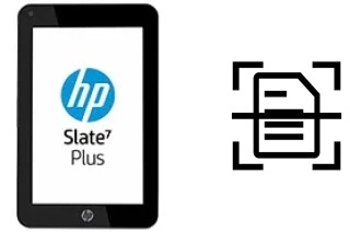 Come scannerizzare su un HP Slate7 Plus