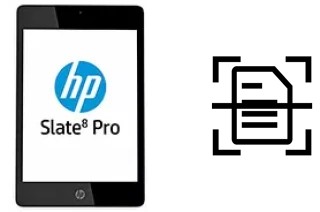 Come scannerizzare su un HP Slate8 Pro