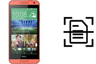 Come scannerizzare su un HTC Desire 610