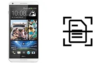 Come scannerizzare su un HTC Desire 816