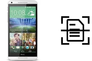 Come scannerizzare su un HTC Desire 816 dual sim