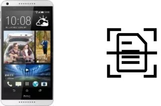 Come scannerizzare su un HTC Desire 816 Dual