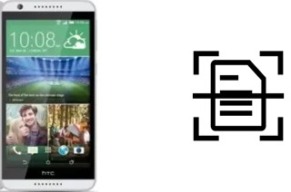 Come scannerizzare su un HTC Desire 820s