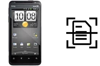 Come scannerizzare su un HTC EVO Design 4G