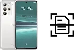 Come scannerizzare su un HTC U23 Pro