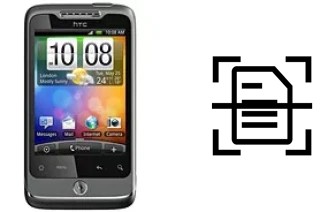 Come scannerizzare su un HTC Wildfire CDMA