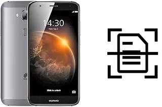 Come scannerizzare su un Huawei G7 Plus