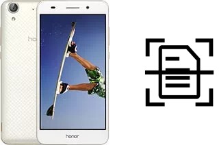 Come scannerizzare su un Huawei Honor Holly 3