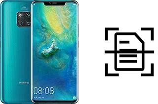 Come scannerizzare su un Huawei Mate 20 Pro