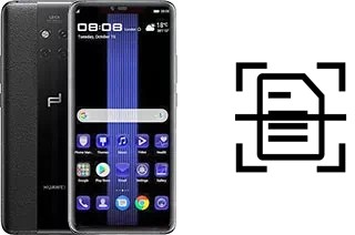 Come scannerizzare su un Huawei Mate 20 RS Porsche Design