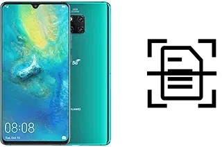 Come scannerizzare su un Huawei Mate 20 X (5G)