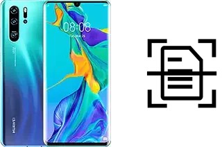 Come scannerizzare su un Huawei P30 Pro