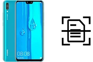 Come scannerizzare su un Huawei Y9 (2019)