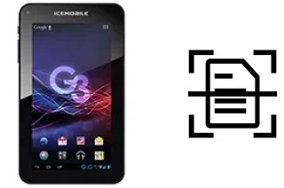 Come scannerizzare su un Icemobile G3