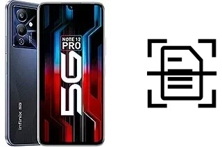 Come scannerizzare su un Infinix Note 12 Pro 5G