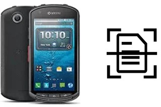 Come scannerizzare su un Kyocera DuraForce