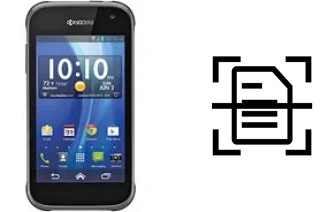 Come scannerizzare su un Kyocera Hydro Xtrm