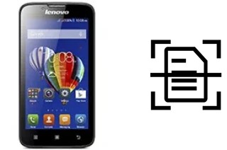 Come scannerizzare su un Lenovo A328