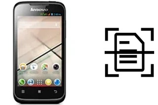 Come scannerizzare su un Lenovo A369i