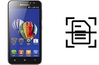 Come scannerizzare su un Lenovo A606