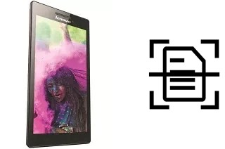 Come scannerizzare su un Lenovo Tab 2 A7-10