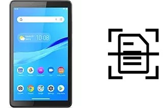 Come scannerizzare su un Lenovo Tab M7