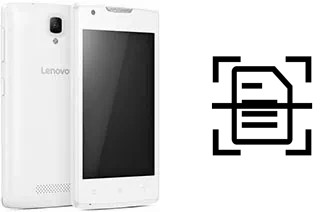 Come scannerizzare su un Lenovo Vibe A