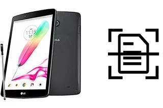 Come scannerizzare su un LG G Pad II 8.0 LTE