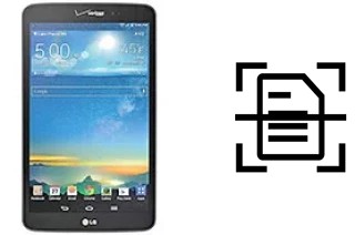 Come scannerizzare su un LG G Pad 8.3 LTE