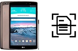 Come scannerizzare su un LG G Pad II 8.3 LTE