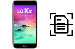 Come scannerizzare su un LG K10 Novo