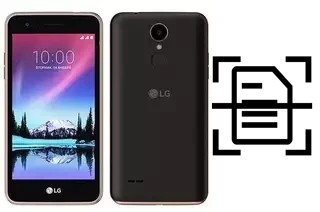 Come scannerizzare su un LG K7 (2017)