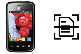 Come scannerizzare su un LG Optimus L1 II Tri E475