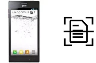 Come scannerizzare su un LG Optimus GJ E975W