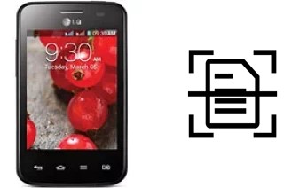 Come scannerizzare su un LG Optimus L3 II Dual