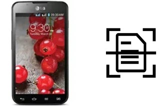 Come scannerizzare su un LG Optimus L7 II Dual P715