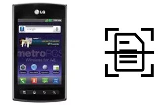 Come scannerizzare su un LG Optimus M+ MS695