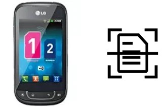 Come scannerizzare su un LG Optimus Net Dual