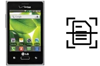 Come scannerizzare su un LG Optimus Zone VS410